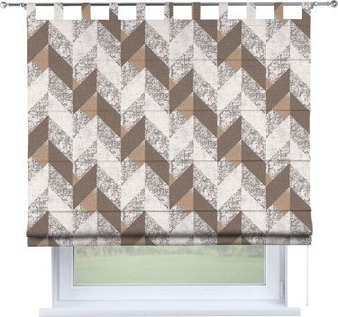 Римская штора «Кортин» на петлях «Шеврон Либерти»