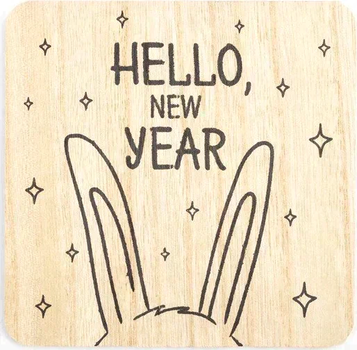 Набор кухонный Доляна Happy New Year: подставка, прихватка