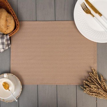 Салфетка "Этель" 32х45 см, цв. кофейный, 60% хл 40% пэ, 370 г/м2