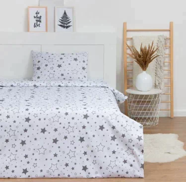 Постельное бельё LoveLife 1.5 сп «Звезды» (вид 1) 147х210, 150х215, 50х70-1 шт, 100% хлопок, бязь 120г/м2
