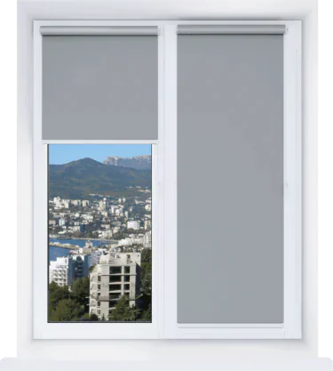 Рулонная штора Мини Респект DM темно-серый 88