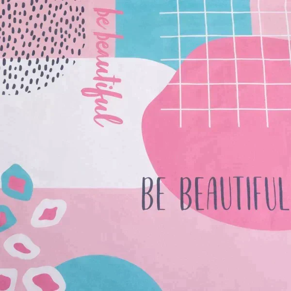 Постельное бельё «Этель» 1.5 сп Be beautiful 143*215 см, 150*214 см, 50*70 см -1 шт,100% хл, бязь