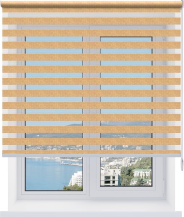 Рулонная штора День-ночь Barcelona бежевый