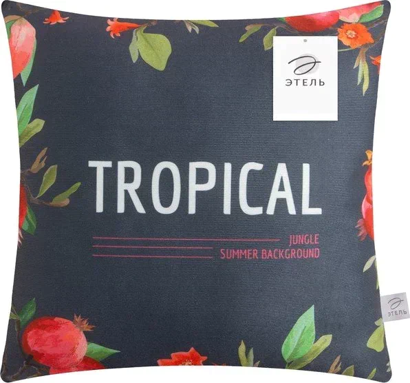 Подушка декоративная Tropical 40 х 40 см, 100% п/э