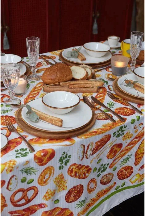 Скатерть "Доляна" Bread 180х144 см, 100% хлопок, 164 г/м2