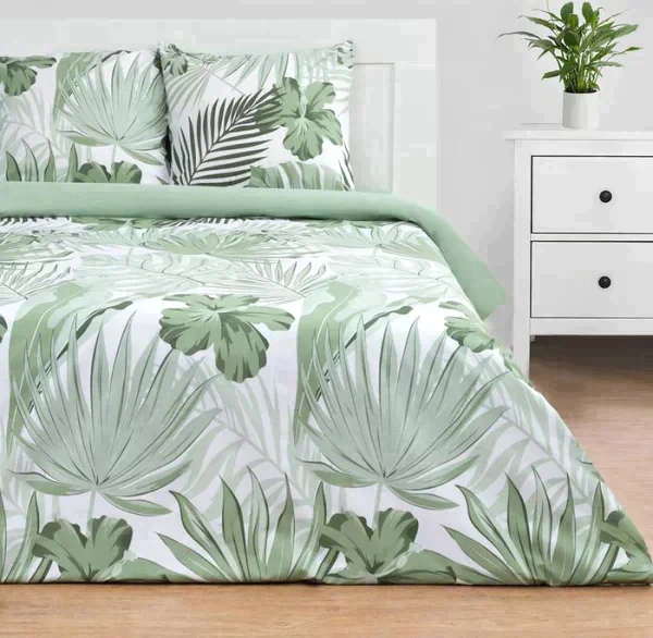 Постельное белье Этель 1.5 сп Tropics (вид 2) 143*215 см,150*214 см, 70*70 см 2 шт