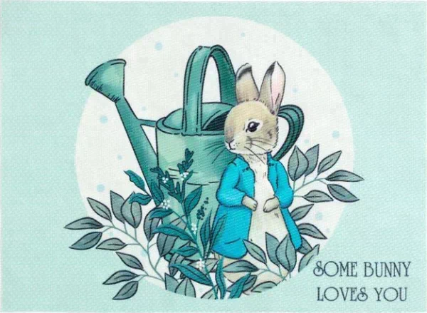 Салфетка на стол Доляна "SOME BUNNY LOVES YOU" ПВХ 40*29см