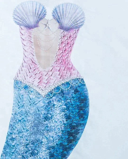 Постельное белье "Этель" 1,5 сп Fairy mermaid 143х215 см, 150х214 см, 50х70 см -1 шт, 100% хл, бязь