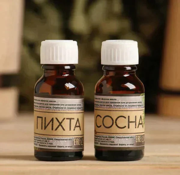 Банный набор "Новогоднее настроение" шапка, коврик, 2 масла, мыло