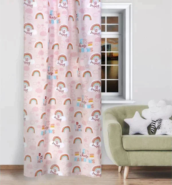Штора "Этель" Pink Rainbow, 145*260 см, 100% хлопок