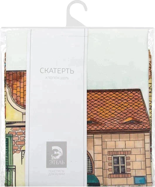 Скатерть «Этель: Италия», 220 × 150 см, хлопок 100 %, саржа, 190 г/м²