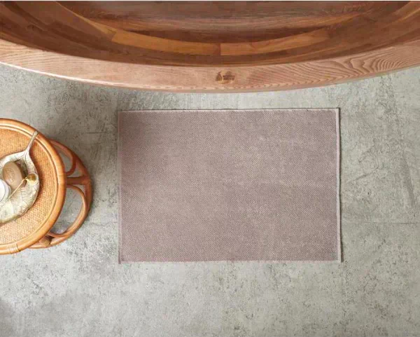 Коврик махровый Этель Organic Stone 50х70 см, 100% хл, 550гр/м2
