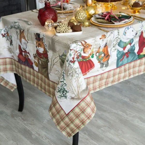Скатерть Этель Winter holidays 150х180см +/-3см с ГМВО, хл100%