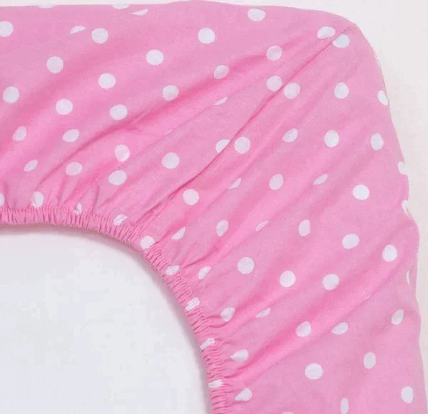 Простыня на резинке Этель 160*200*25 см, Pink style, 100% хлопок, поплин, 125 г/м²