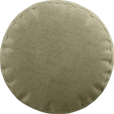 Подушка круглая «Кортин» канвас латте