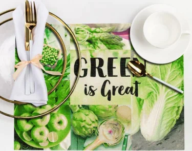 Салфетка на стол "GREEN is Great" 29*40 см