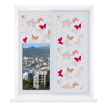 Рулонная штора Уни 2 Бабочки 03