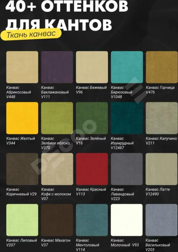 Римская штора «Кортин» для проема, канвас молочный, с кантом Кинг