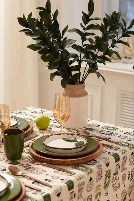 Скатерть "Этель" Kitchenware  149х180см, 100% хл, саржа 190 г/м2