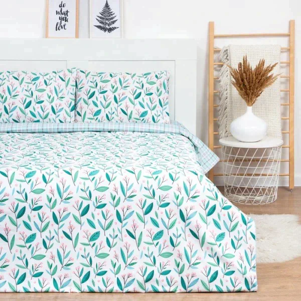 Постельное бельё LoveLife 2сп Leaves 175х215 см, 200х225 см, 50х70см-2шт, 100%хлопок, сатин, 125г/м