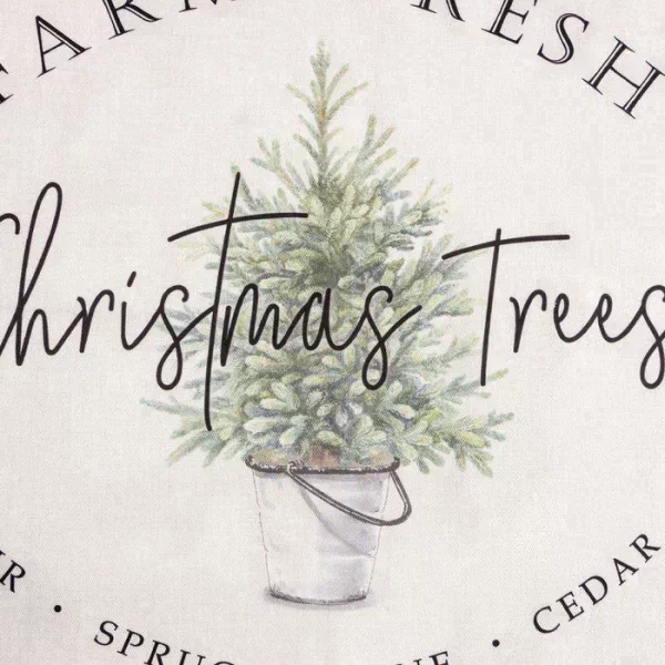 Полотенце "Этель" Christmas tree 40х73 см, 100% хл, саржа 190 гр/м2