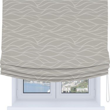 Римская штора Soft с мягкими складками, «Саванна песочный»