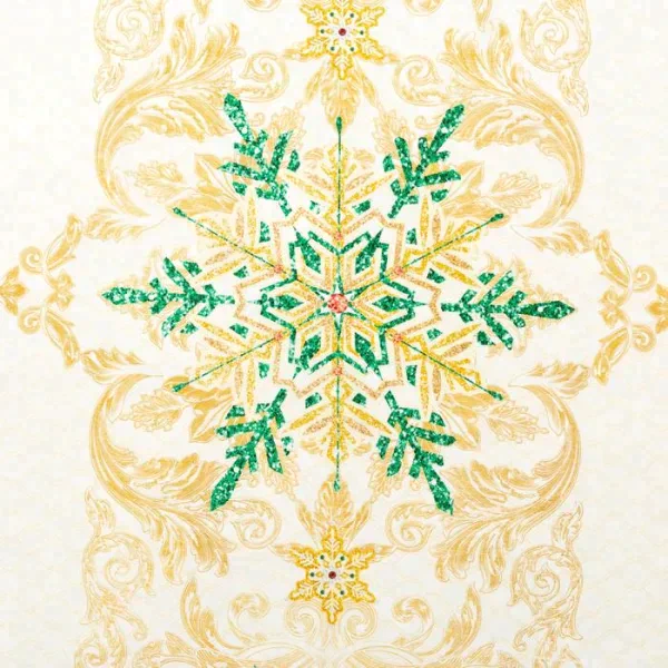 Скатерть  Этель "Golden Christmas" скатерть 150*110 +/-3см с ГМВО, 100%хл, 190г/м2