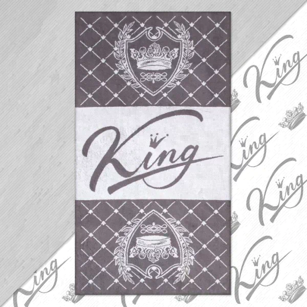 Полотенце махровое Этель "King" 70х130 см, 100% хлопок, 420гр/м2