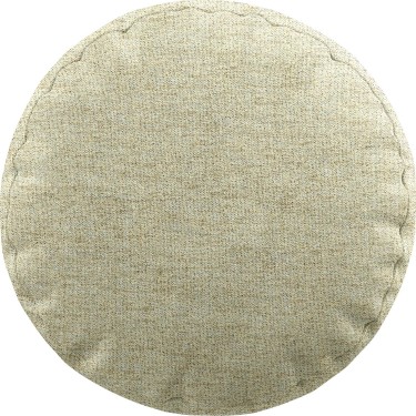 Подушка круглая «Кортин» рогожка димаут золотой песок