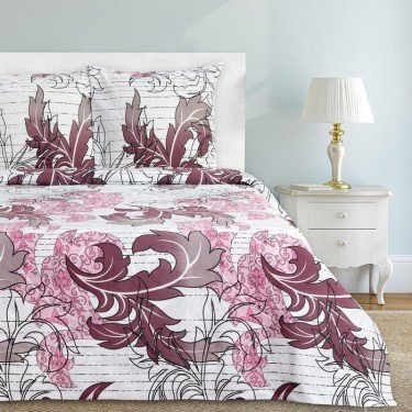 Постельное бельё "Этель" евро Иллюстрация 200х217 см, 220х240 см, 70х70 см - 2 шт, 100% хл, бязь