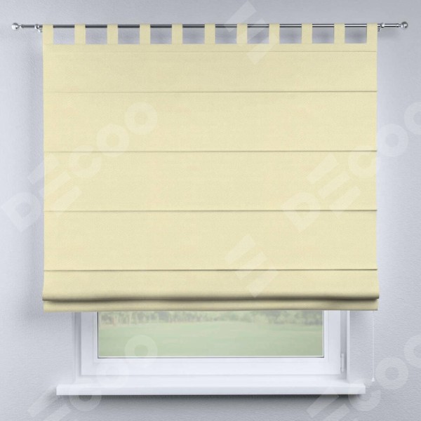 Римская штора на петлях «Кортин», ткань блэкаут однотонный, бежевый