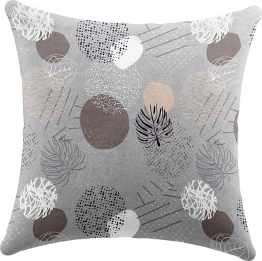Подушка квадратная Cortin «Ботаника абстракция»