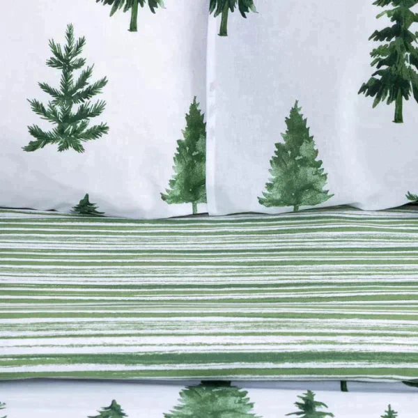 Постельное белье Этель «Ёлки» дуэт 143*215 см 2 шт,240*220 см,70*70 см 2 шт