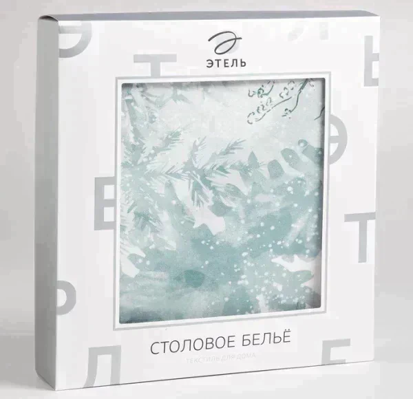 Скатерть "Этель" Winter mood 150х110+/-2 см с ГМВО, 100% хл, саржа 190 г/м2