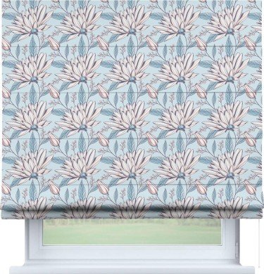 Римская штора «Кортин» для проема «Романтическое утро»