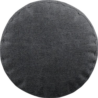 Подушка круглая «Кортин» лён димаут графит