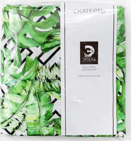 Скатерть Этель "Геометрия" 150*220 см, репс,пл.130 г/м²,100% хлопок