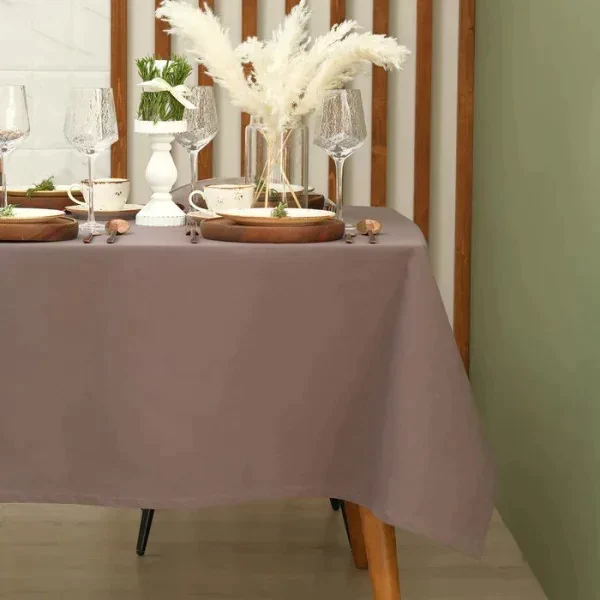 Скатерть Этель Kitchen 150х110 см, цвет коричневый, 100% хл, саржа 220 г/м2