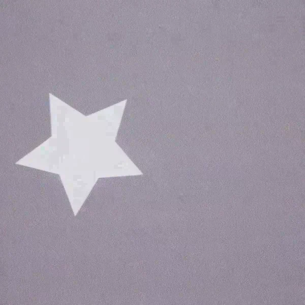 Комплект штор "Этель" Grey stars 145*260 см-2 шт, 100% п/э, 140 г/м2