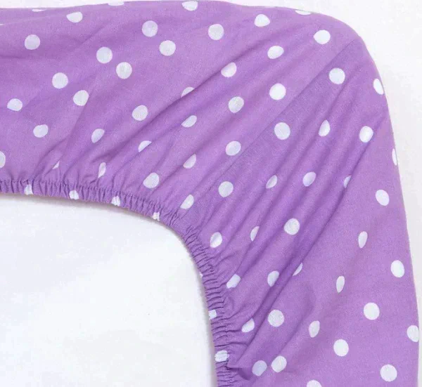 Простыня на резинке Этель 180х200х25 см, Purple style