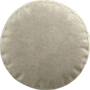 Подушка круглая Cortin cotton блэкаут светло-бежевый