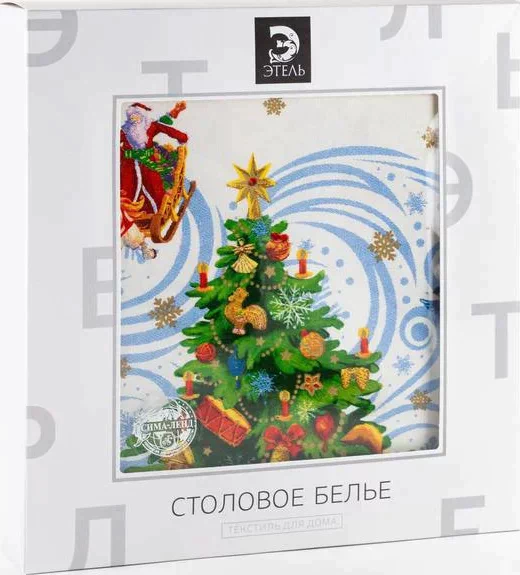 Скатерть "Этель" Новогодняя сказка 150х180 см, 100% хл, саржа 190 гр/м2