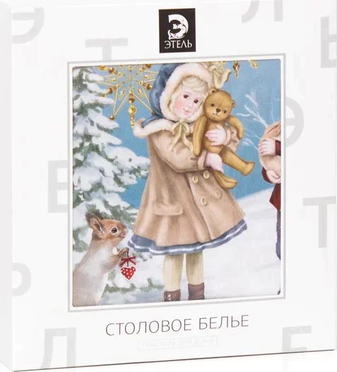 Скатерть Этель "Christmas time" 150х220см +/-3см с ГМВО, хл100%