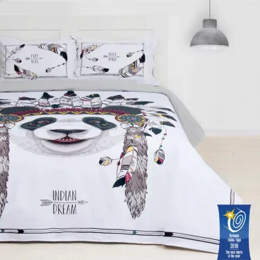 Постельное бельё "Этель" 2 сп Indian dream 175х215 см, 200х220 см, 50х70+3 см - 2 шт