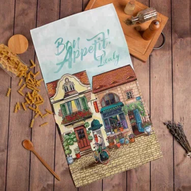 Полотенце «Этель: Bon Appetit» 40х73 см, 100% хлопок, саржа 190 гр/м²
