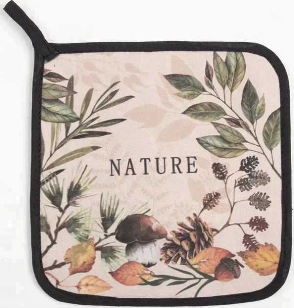 Прихватка "Nature forest" 19х19 саржа,100% х/л,ватин 250г/м2