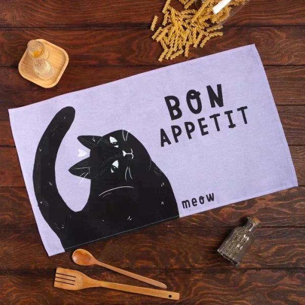 Полотенце кухонное Доляна Bon Appetit 35х60 см, 100% хл, 160г/м2