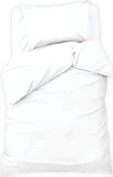 Постельное бельё Этель 1,5 сп "White" 143х215 см, 150х214 см, 50х70 см -1 шт, 100% хлопок, сатин