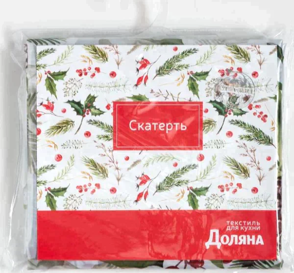 Скатерть Доляна «Шишкин лес» 145×220 см, 100% п/э