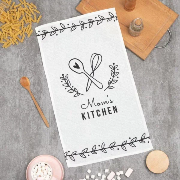 Полотенце "Доляна" Mom's kitchen 35х60 см, 100% хл, вафля 160 г/м2